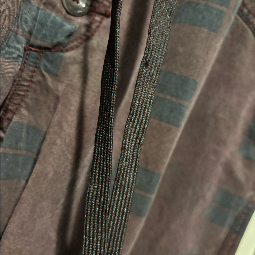 Anthropologie Plaid Jogger Pants | Utility Style | Size Medium - Picture 7 of 7